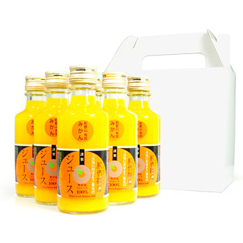 【6本セット(180ml):箱入り】 紀伊路屋 有田みかんストレートジュース